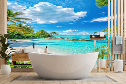 Tropical beach scene 1