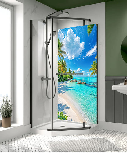 Tropical beach scene 1