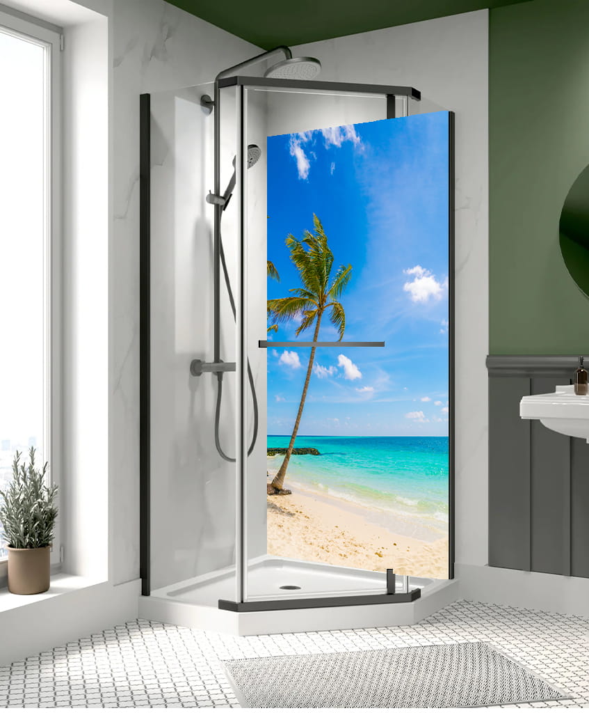 Tropical beach scene 4