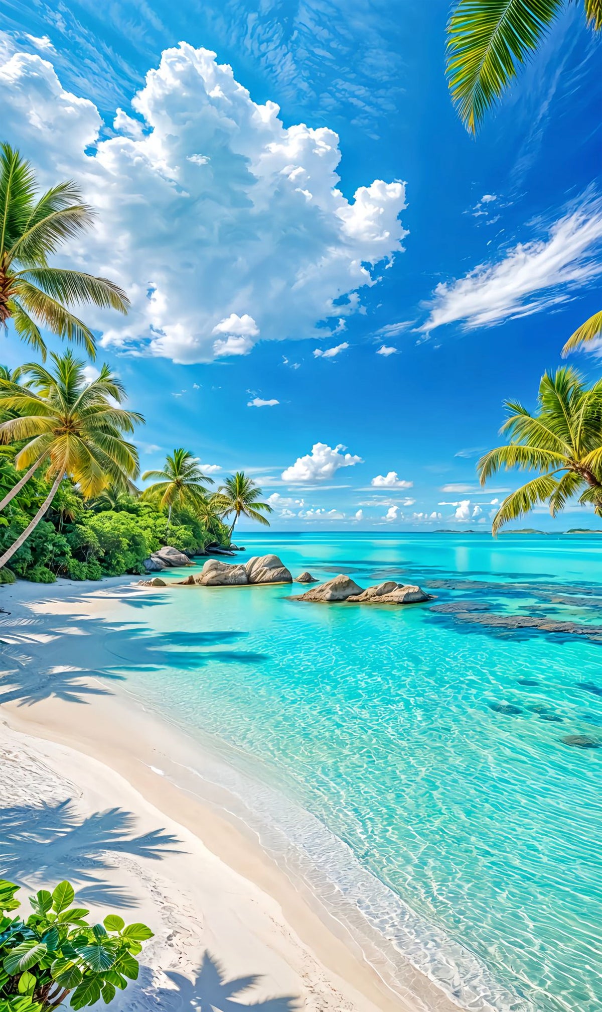 Tropical beach scene 1