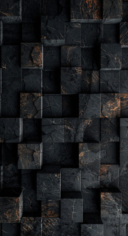 Black and Bronze Block