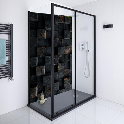 Black and Bronze Block