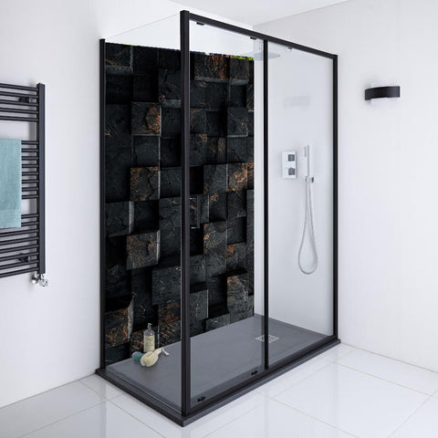 Black and Bronze Block