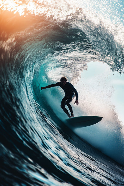 beach scene surfer 2